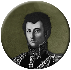 Clausewitz in Russian uniform, c.1813, copyright Clausewitz.com