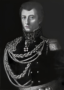 Portrait, Lieutenant-Colonel Clausewitz in Russian uniform c.1813