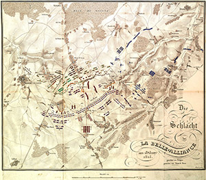 Thumbnail, Wagner's map of the Battle of Belle-Alliance